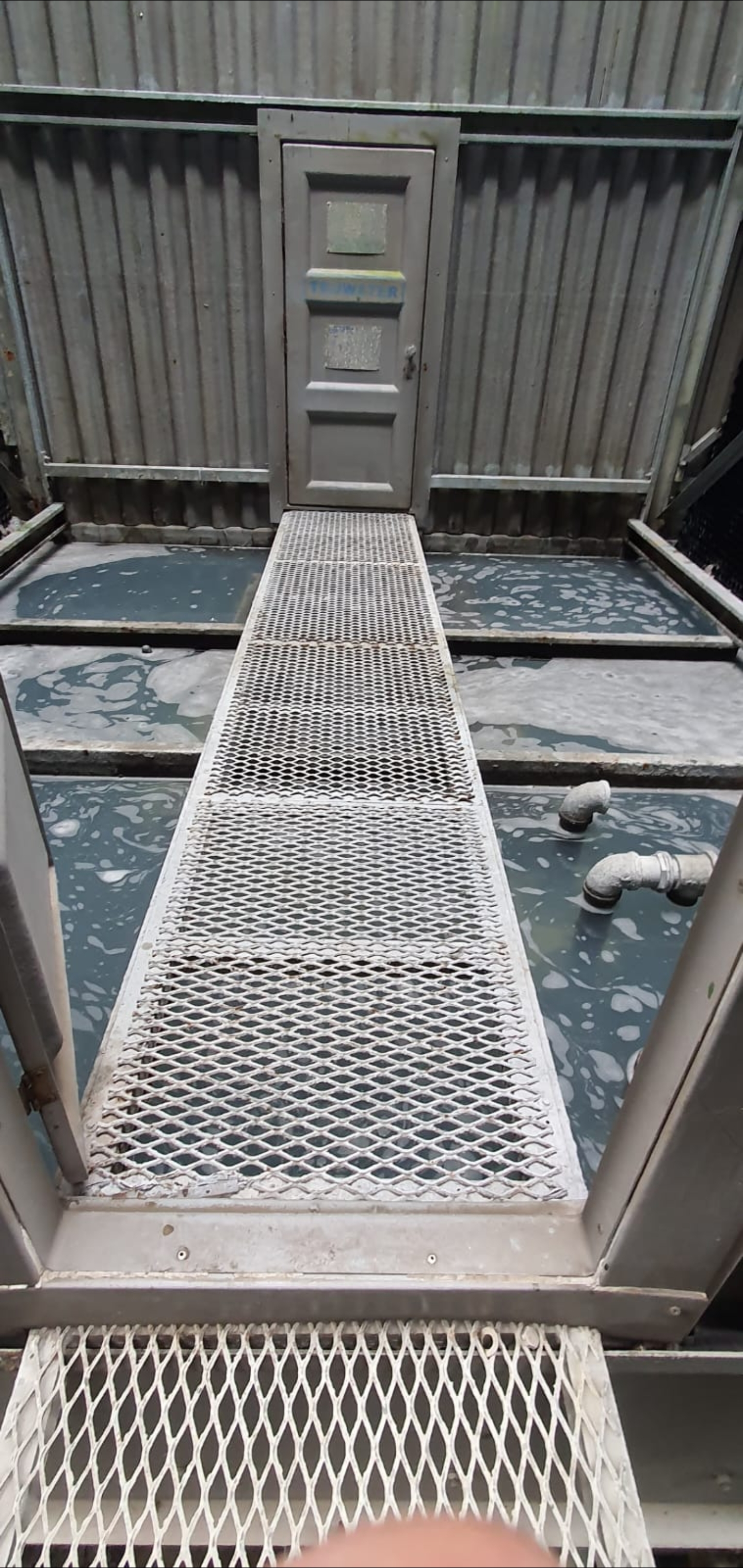 Before: Rusty platform